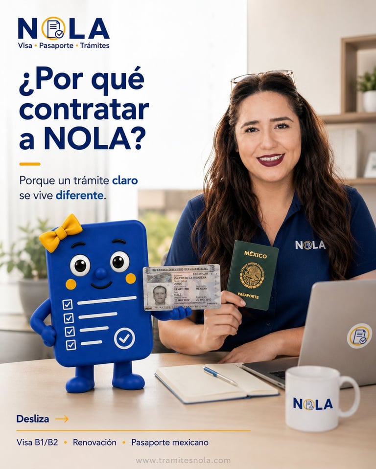 NOLA - Trámites visa y pasaporte con atención personalizada